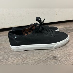 Lafayette 148 Women's Black leopard Petara Sneaker Tennis Shoe